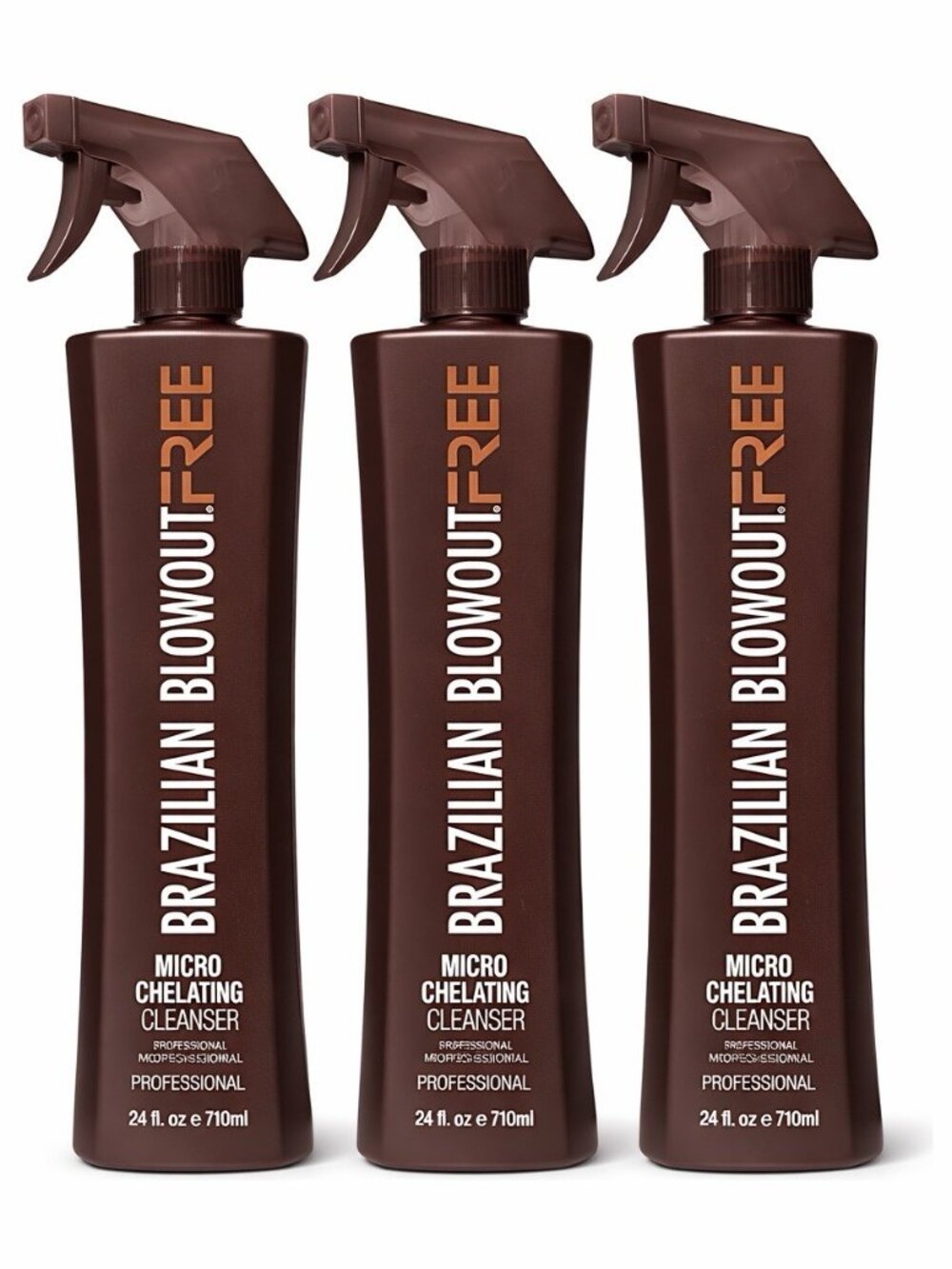 Brazilian Blowout FREE Micro Chelating Cleanser 24 Fl oz 3 Pack